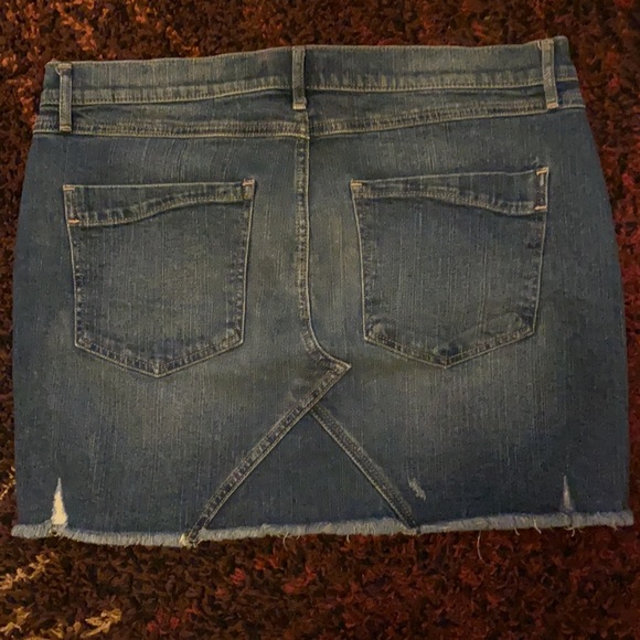 Express Denim Mini Skirt - Picture 2 of 3